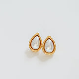 Marina Pearl Teardrop Studs