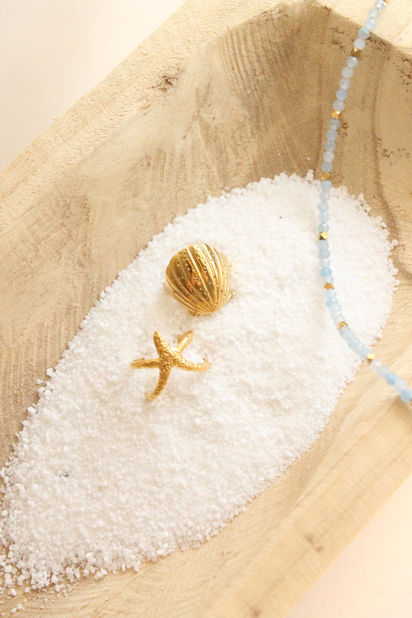 Sun-Kissed Starfish Ring