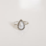 Marina Pearl Teardrop Ring