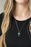 Choosin' Texas Turquoise Cross Necklace