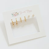 Regal Triple Earring Set