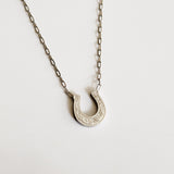 Cheyenne Scroll Horseshoe Pendant Necklace