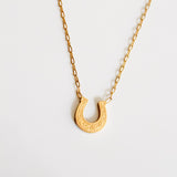 Cheyenne Scroll Horseshoe Pendant Necklace