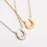 Cheyenne Scroll Horseshoe Pendant Necklace