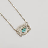 Cheyenne Scroll Buckle Necklace