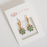 Cassidy Turquoise Hoops